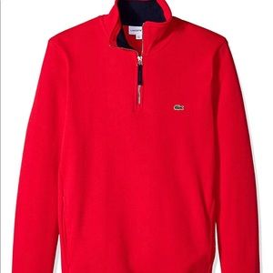 Lacoste half zip sweatshirt